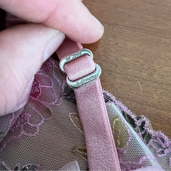 For Love & Lemons Floral Lace Embroidered Bra - Picture 6 of 8